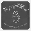 Search for coffee wedding stickers Rustic