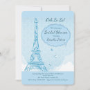 Search for eiffel tower bridal shower invitations France
