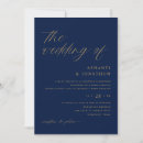 Search for soft invitations Navy blue
