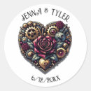 Search for rose wedding stickers Gold