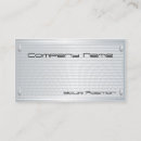 Search for metal plate business cards Modern