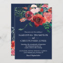 Search for navy and coral wedding invitations Elegant
