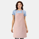 Search for plain pink aprons Solid