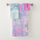 Search for flower print bath towels Watercolor