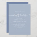 Search for modern christening invitations Boy baptism