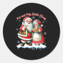 Search for mr and mr stickers Santa claus