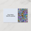 Search for multicolor business cards Mosaic