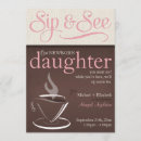 Search for post baby shower invitations Sip and see