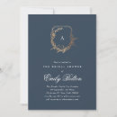 Search for gold floral bridal shower invitations Vintage