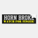 Search for broke bumper stickers Finger