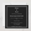 Search for plain white wedding invitations Typography