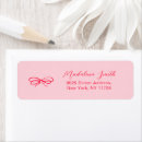 Search for pink return address stickers Minimalist