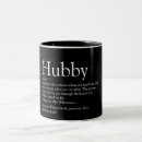 Search for for hubby mugs Black and white