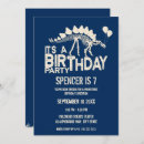 Search for dinosaur bones invitations Prehistoric
