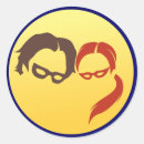 Search for heroes stickers Blue