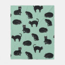 Search for cute black cats blankets Kawaii