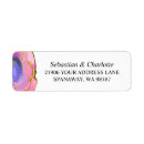 Search for geode return address labels Glitter