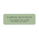Search for green sage return address labels Modern