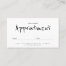 Search for salon appointment cards Simple