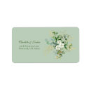 Search for watercolor wreath wedding stickers Green and white