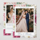 Search for floral wedding thank you cards Modern