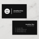 Search for luxury real estate business cards Professional