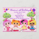 Search for doll birthday invitations Girls