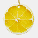 Search for citrus christmas tree decorations Yellow