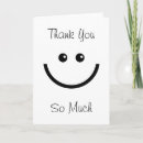 Search for happy face thank you cards Happiness