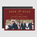 Search for red gold save the dates Ztraditional