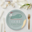 Search for golf birthday plates Pink