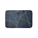 Search for navy blue gold bath mats Elegant
