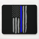 Search for thin blue line mousepads Flag
