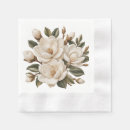 Search for magnolia napkins White flowers
