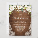 Search for rustic bridal luncheon invitations Floral