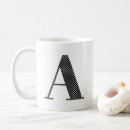 Search for black and white polka dot mugs Typography