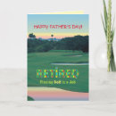 Search for golf retirement cards Dad