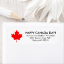 Search for canada day return address labels Patriotic