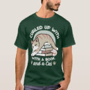 Search for curled up tshirts Reading enthusiast