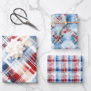 Search for red plaid wrapping paper Blue