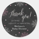 Search for pink chalkboard baby shower stickers Girl