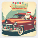 Search for red car stickers Retro