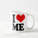 Search for i heart me mugs Red