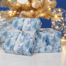 Search for snowy wrapping paper Trees