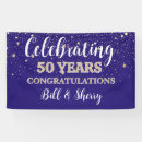 Search for 50th anniversary banners Blue