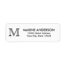 Search for letter return address Monogrammed