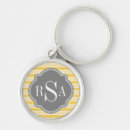 Search for yellow stripes key rings White