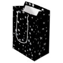 Search for silver star gift bags Black