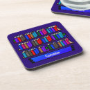 Search for library coasters Book lover