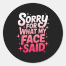 Search for sorry stickers Said